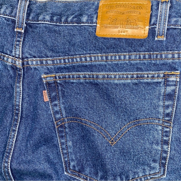 Vintage Levis Jeans 540 Mens 38x30 Brown Tab Relaxed Fit Paper Tag Cowboy Y2K - Picture 2 of 13